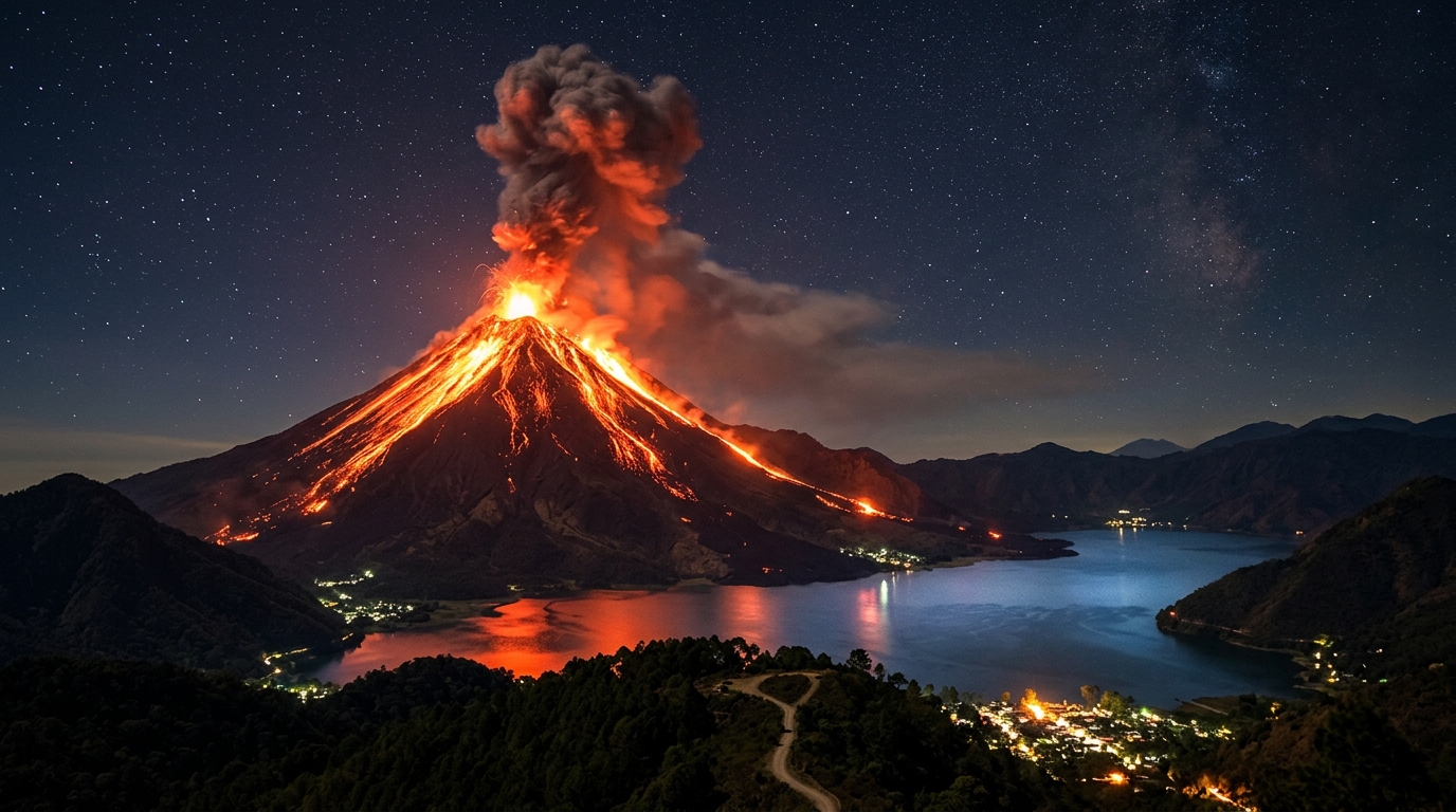 Erupting Volcano Scan